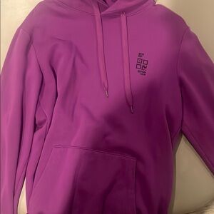 Purple Hoodie with Front Pocket